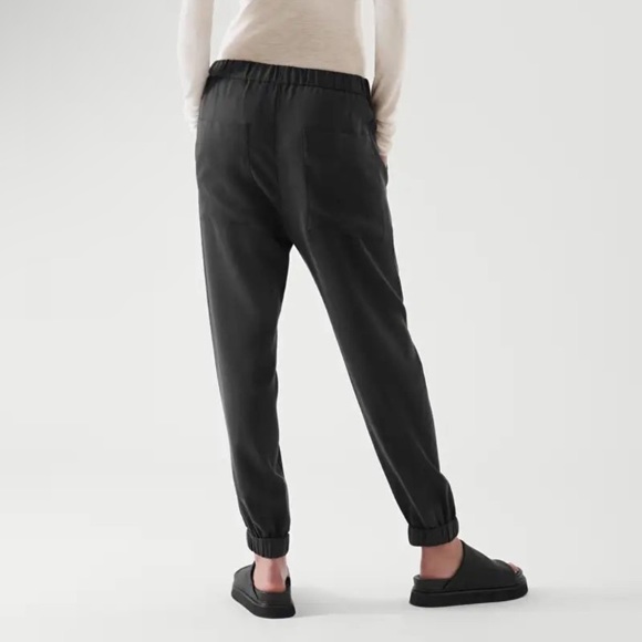Cos Navy Cotton Lightweight Joggers 6 - Picture 8 of 8